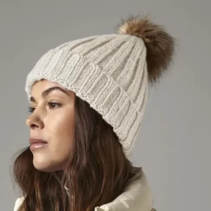 Bonnet grosse maille Pop Pom