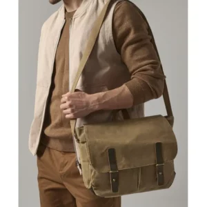 Sacoche en toile cirée traditionnelle