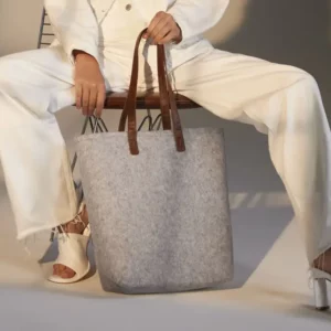 Sac shopping en polyester feutrine