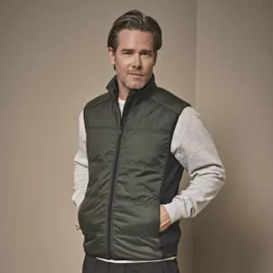 Bodywarmer bi-matière