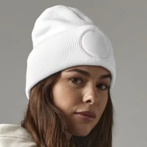 Bonnet empiècement rond