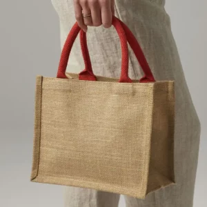 Petit sac en toile de jute