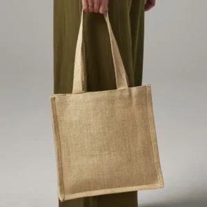 Sac shopping compact en toile de jute