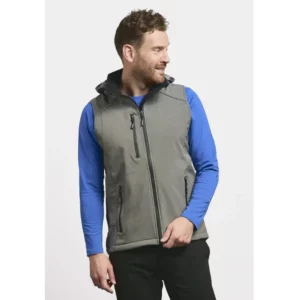 Bodywarmer en Softshell avec capuche