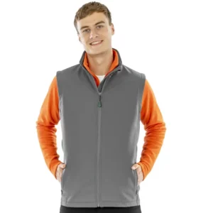 Bodywarmer Softshell homme en polyester recyclé