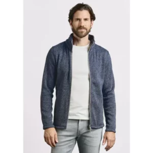 Veste polaire tricotée homme