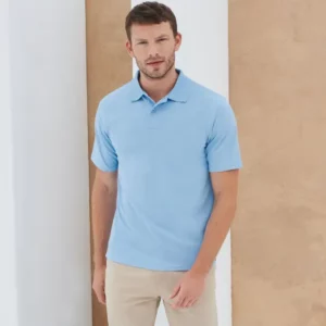 Polo homme respirant