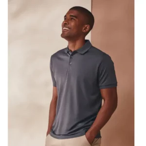 Polo homme en polyester recyclé